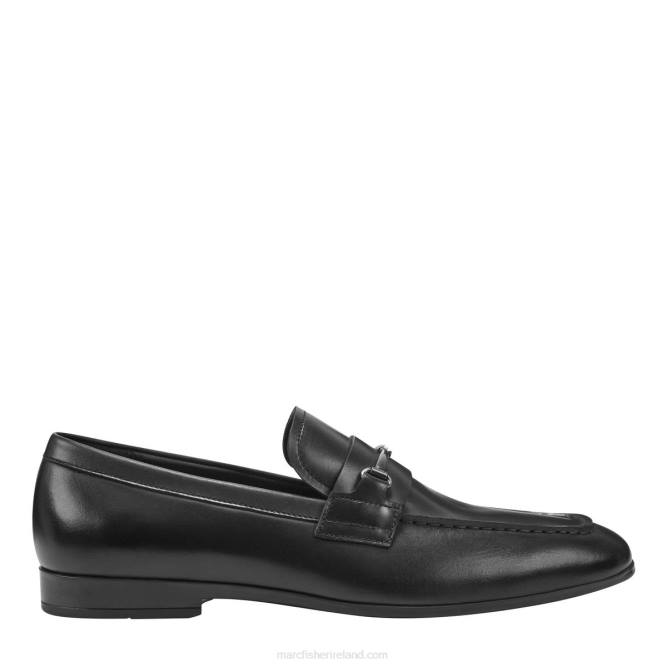 Black Leather Norris Dress Loafer Marc Fisher Men L2XH726