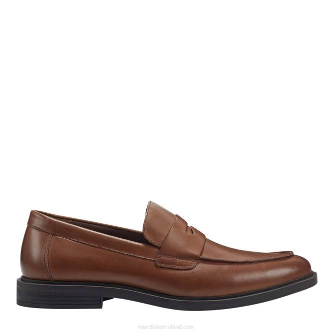 Brown Leather Damitri Dress Loafer Marc Fisher Men L2XH734