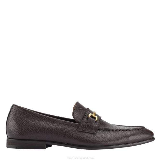 Brown Leather Frank Loafer Marc Fisher Men L2XH725
