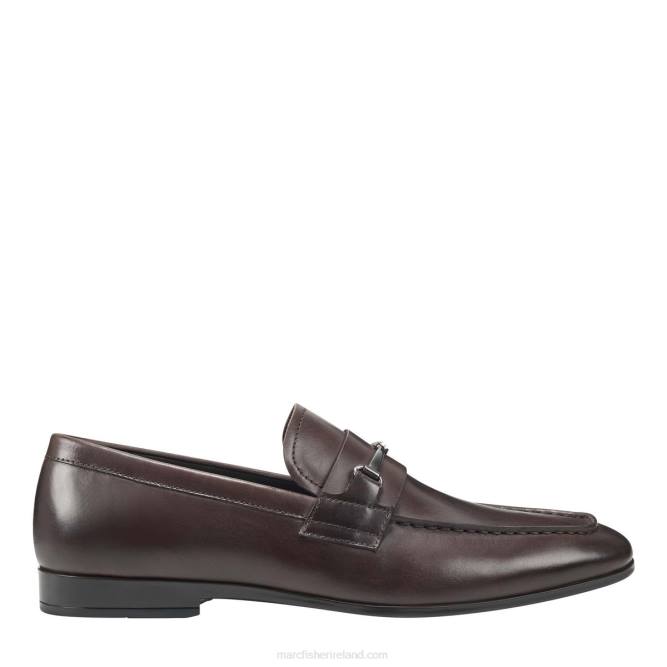 Dark Brown Leather Norris Dress Loafer Marc Fisher Men L2XH731