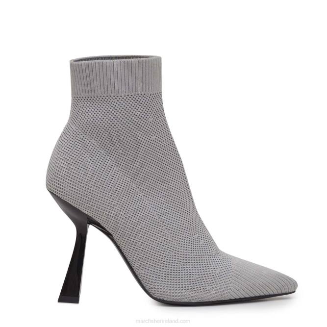 Light Grey Natural Knit Umair Heeled Bootie Marc Fisher Women L2XH116