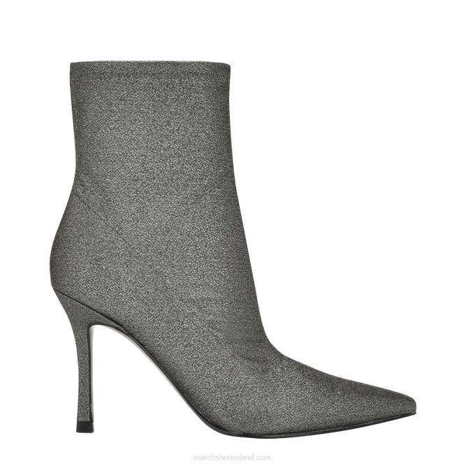Pewter Glitter Kellen Heeled Bootie Marc Fisher Women L2XH25