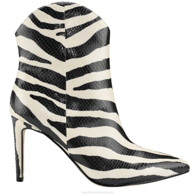 Zebra Snake Revati Heeled Bootie Marc Fisher Women L2XH83