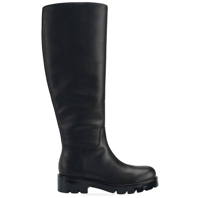 Black Leather Phidias Lugsole Boot Marc Fisher Women L2XH157
