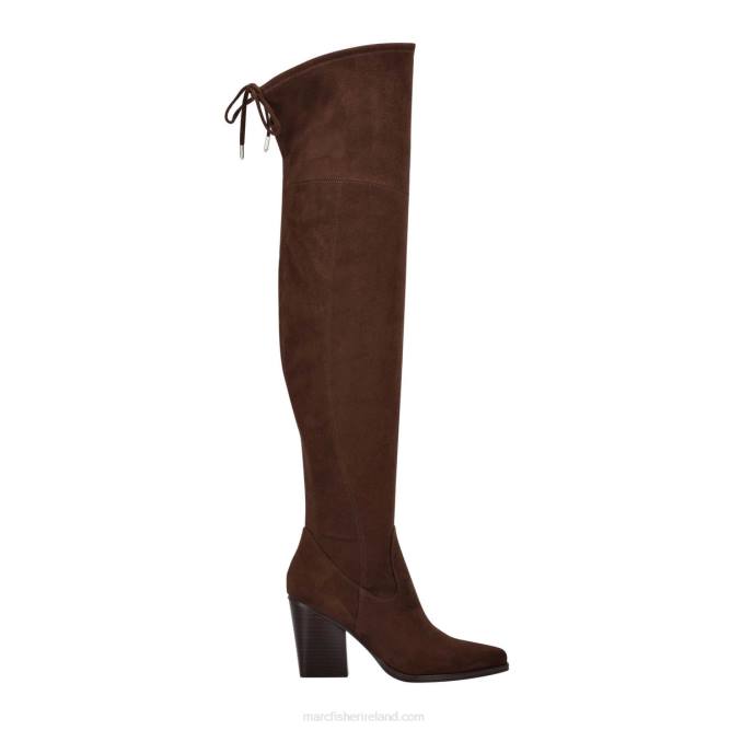 Brown Suede Okun Over the Knee Boot Marc Fisher Women L2XH170