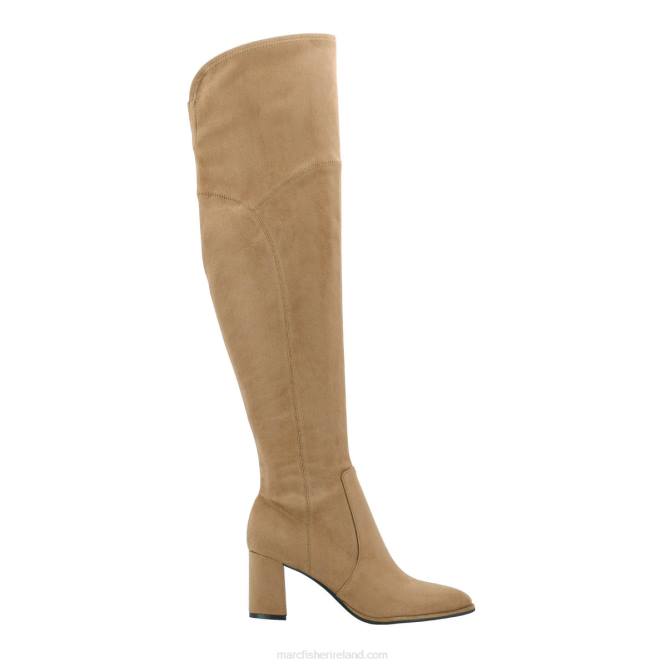 Cognac Suede Luley Over the Knee Boot Marc Fisher Women L2XH173