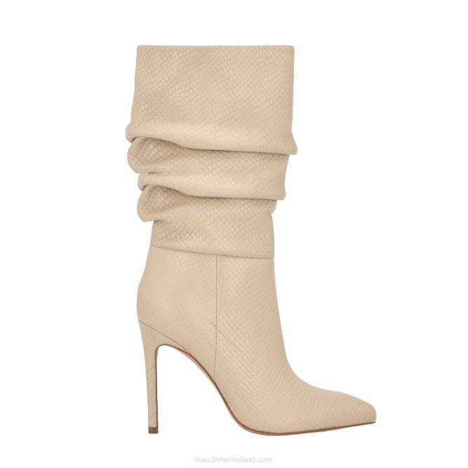Ivory Snake Print Romy Heeled Boot Marc Fisher Women L2XH180