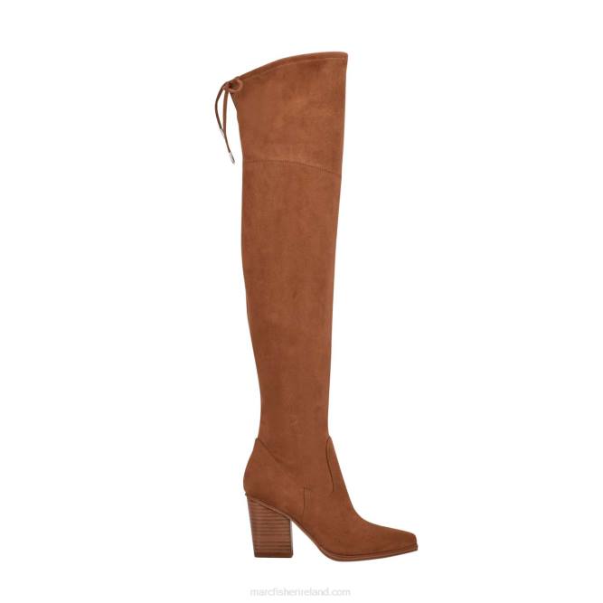 Medium Natural Suede Okun Over the Knee Boot Marc Fisher Women L2XH155