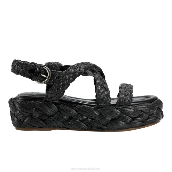 Black Genie Espadrille Sandal Marc Fisher Women L2XH204