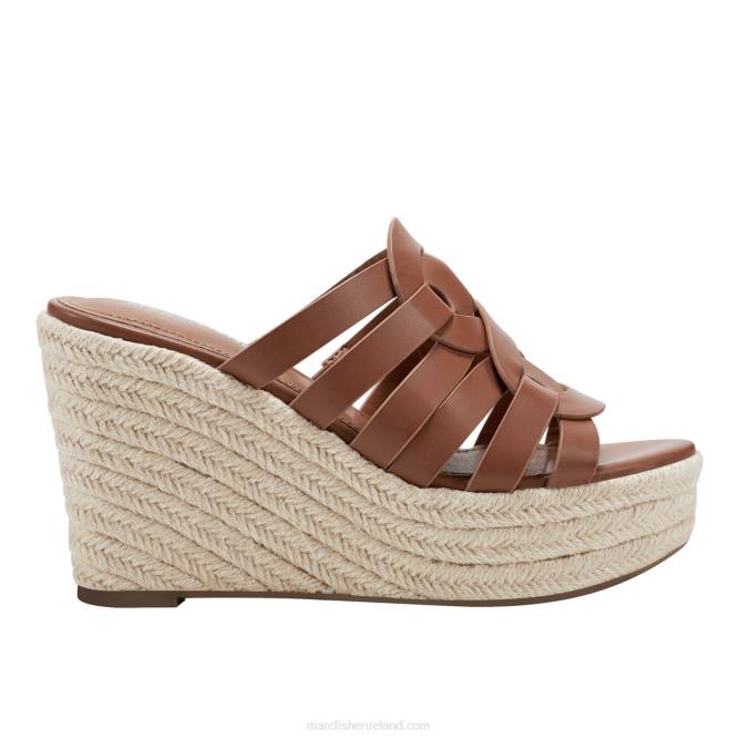 Dark Natural Cazzie Espadrille Wedge Sandal Marc Fisher Women L2XH227