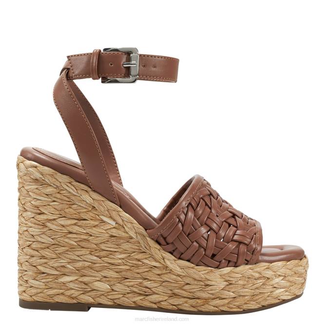 Dark Natural Godina Espadrille Wedge Sandal Marc Fisher Women L2XH242