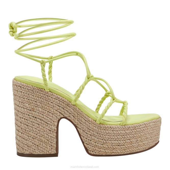 Light Green Oliver Espadrille Platform Sandal Marc Fisher Women L2XH257