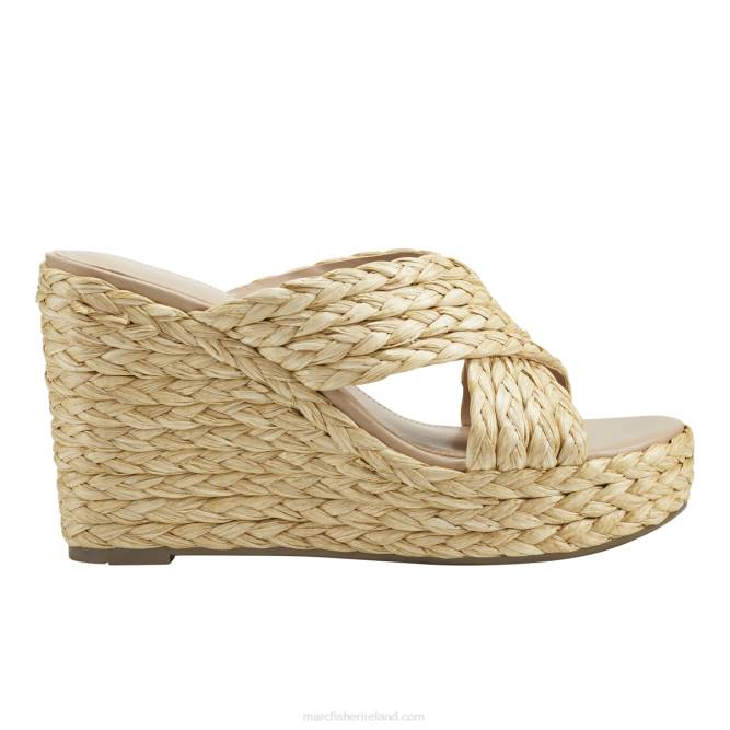 Light Natural Lynn Espadrille Wedge Sandal Marc Fisher Women L2XH197