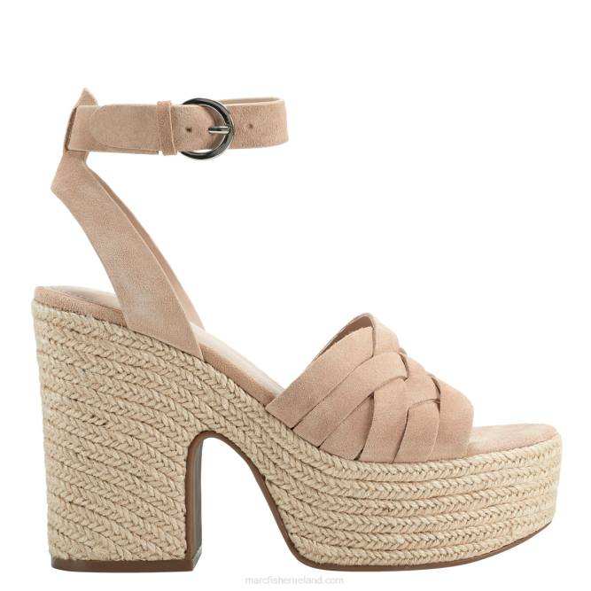 Natural Oaten Espadrille Platform Sandal Marc Fisher Women L2XH194