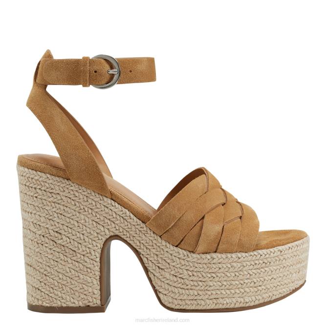 Natural Oaten Espadrille Platform Sandal Marc Fisher Women L2XH205