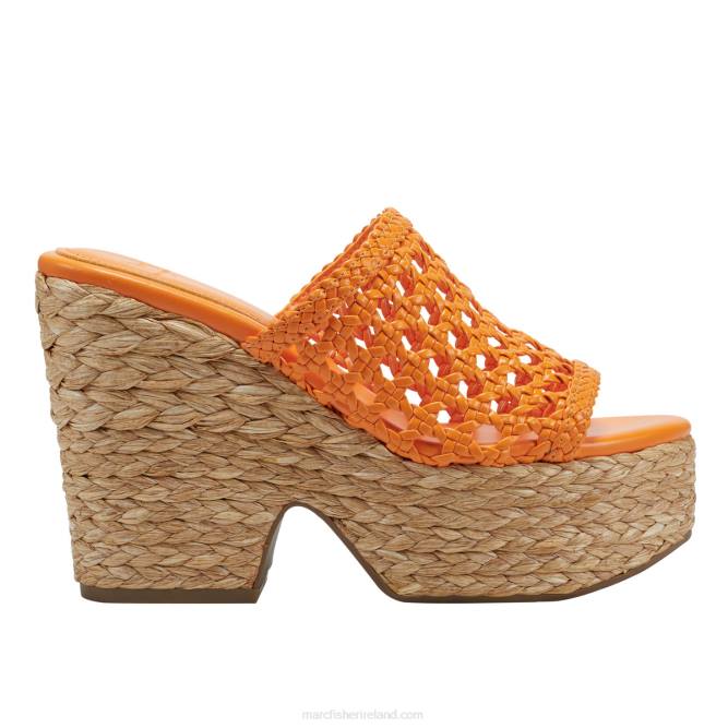 Orange Hollis Espadrille Platform Sandal Marc Fisher Women L2XH232