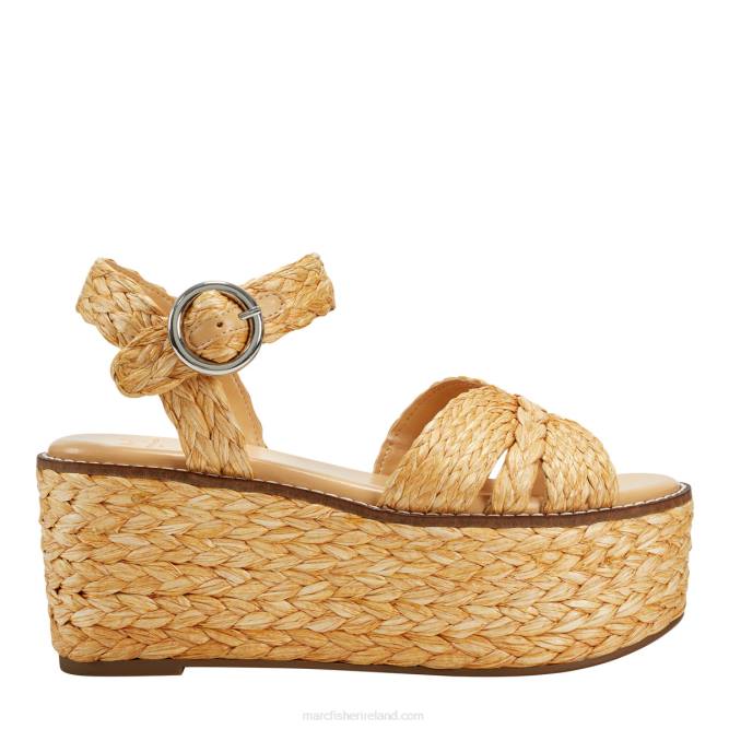 Orange Naydine Ankle Strap Espadrille Sandal Marc Fisher Women L2XH241