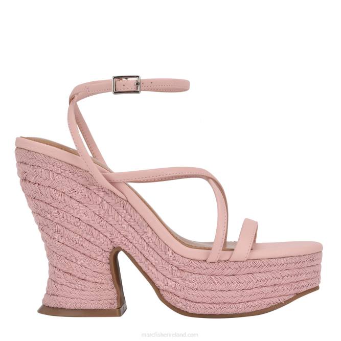 Pink Fetch Espadrille Heeled Sandal Marc Fisher Women L2XH266