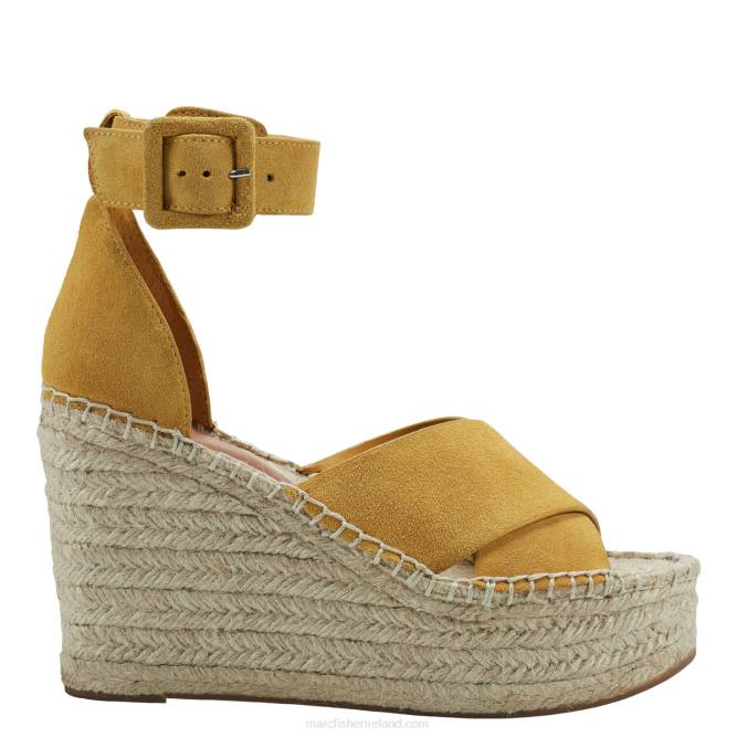 Yellow Able Espadrille Wedge Sandal Marc Fisher Women L2XH224