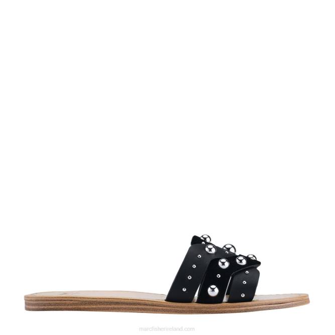 Black Paxton Stud Slide Marc Fisher Women L2XH327