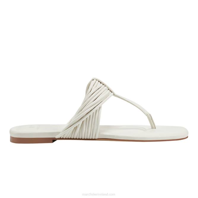 Ivory Tanya Flat Sandal Marc Fisher Women L2XH290