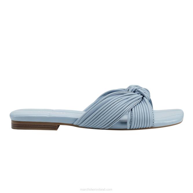 Light Blue Laury Flat Sandal Marc Fisher Women L2XH312
