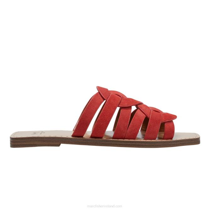 Medium Pink Kimiko Flat Sandal Marc Fisher Women L2XH309