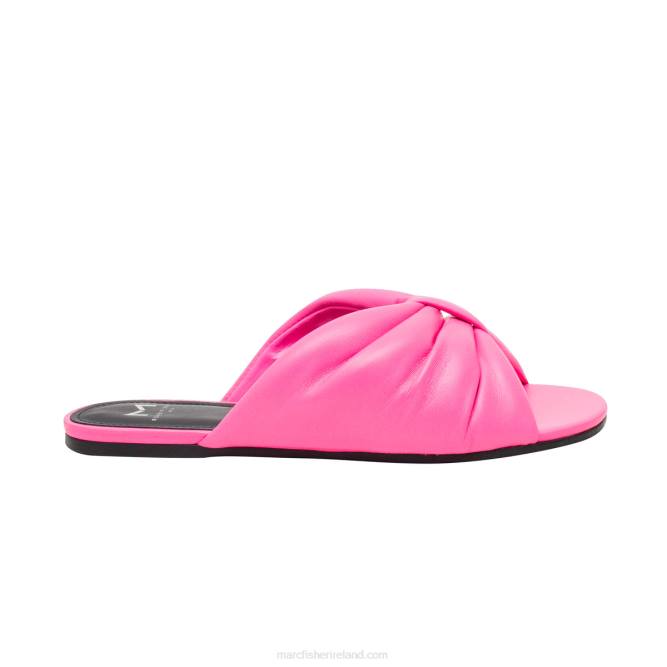 Medium Pink Olita Flat Slide Sandal Marc Fisher Women L2XH295