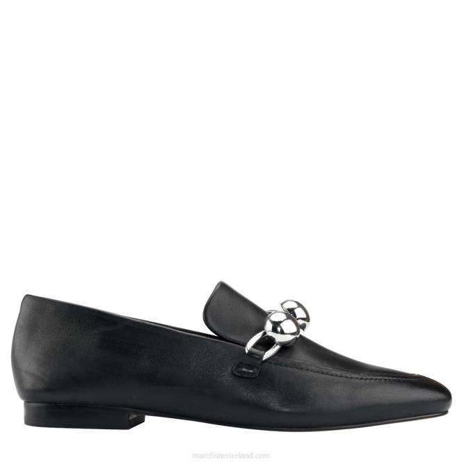 Black Leather Elenda Loafer Marc Fisher Women L2XH436