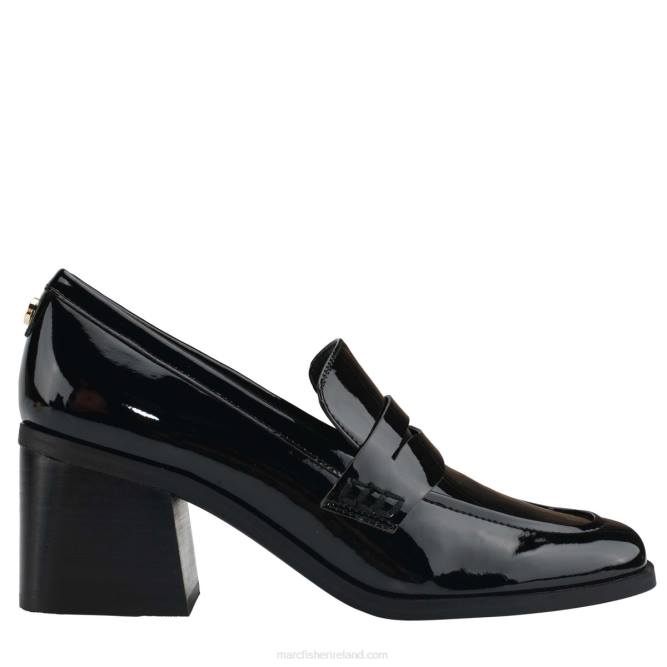 Black Patent Kchris Heeled Loafer Marc Fisher Women L2XH424