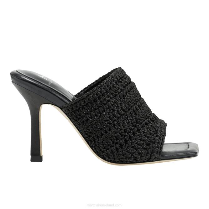 Black Dako Heeled Mule Marc Fisher Women L2XH467
