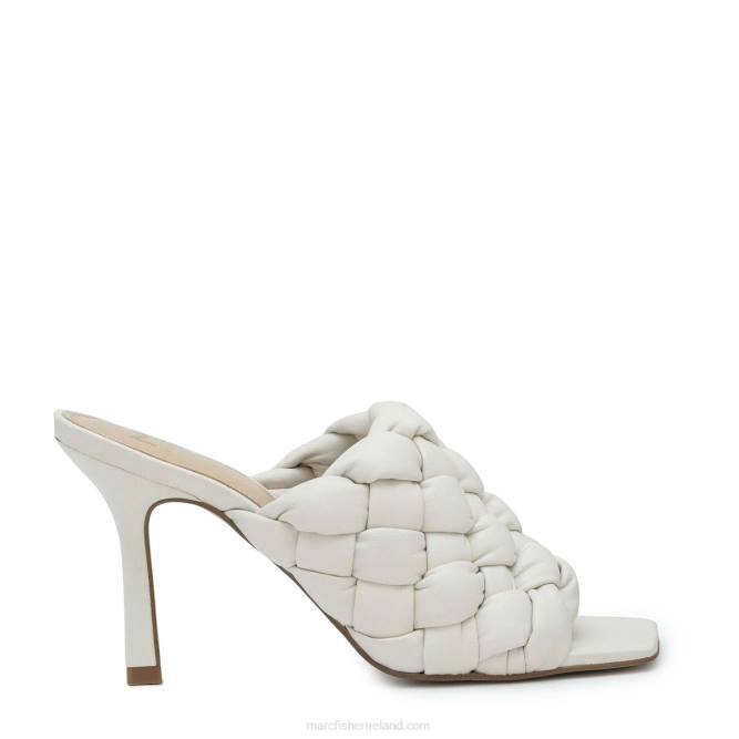 Ivory Leather Dakina Square Toe Slide Marc Fisher Women L2XH321