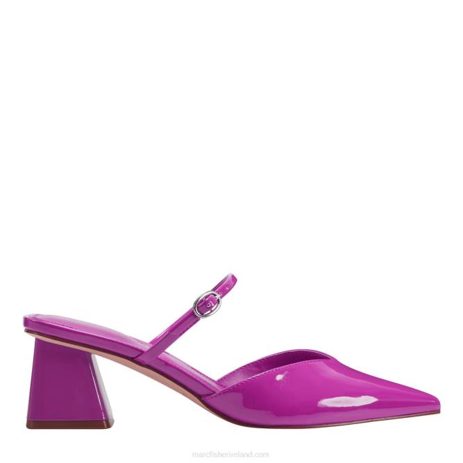 Pink Patent Lakey Heeled Mule Marc Fisher Women L2XH497