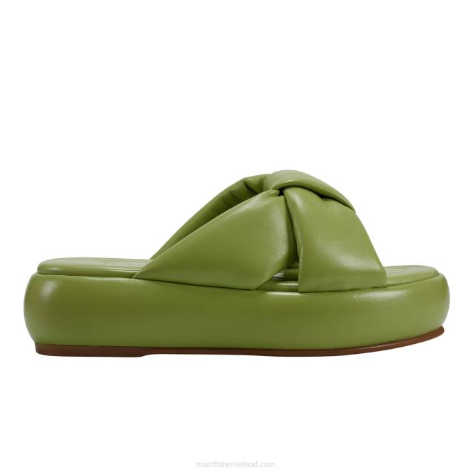 Light Green Vayle Platform Slide Sandal Marc Fisher Women L2XH556