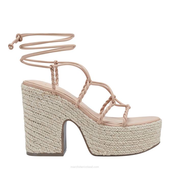 Light Natural Oliver Espadrille Platform Sandal Marc Fisher Women L2XH193