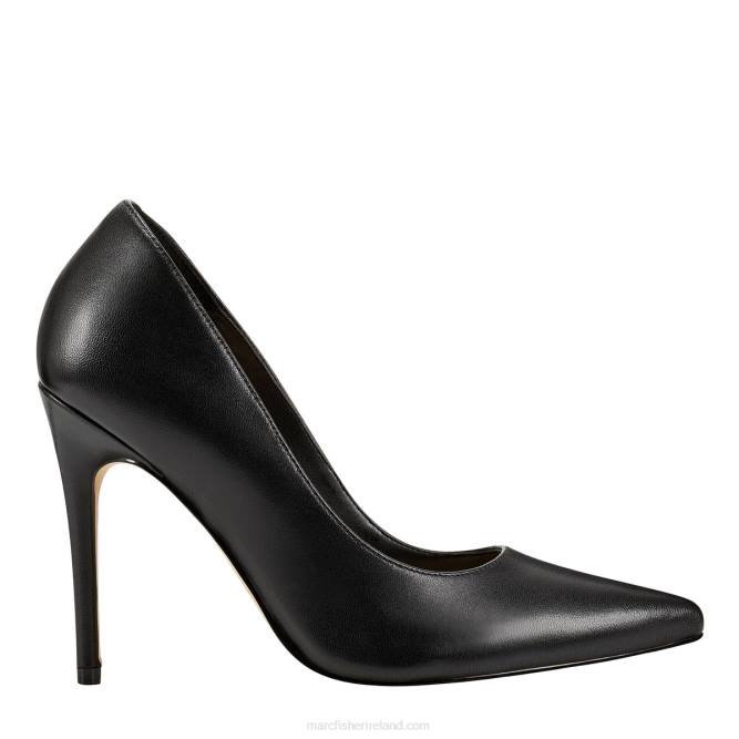 Black Leather Codie Pump Marc Fisher Women L2XH607