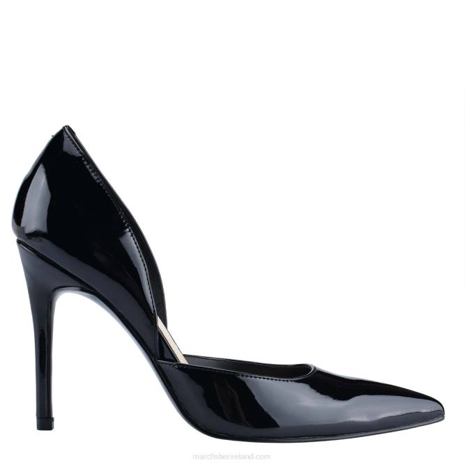 Black Patent Christa Pointy Toe Pump Marc Fisher Women L2XH698