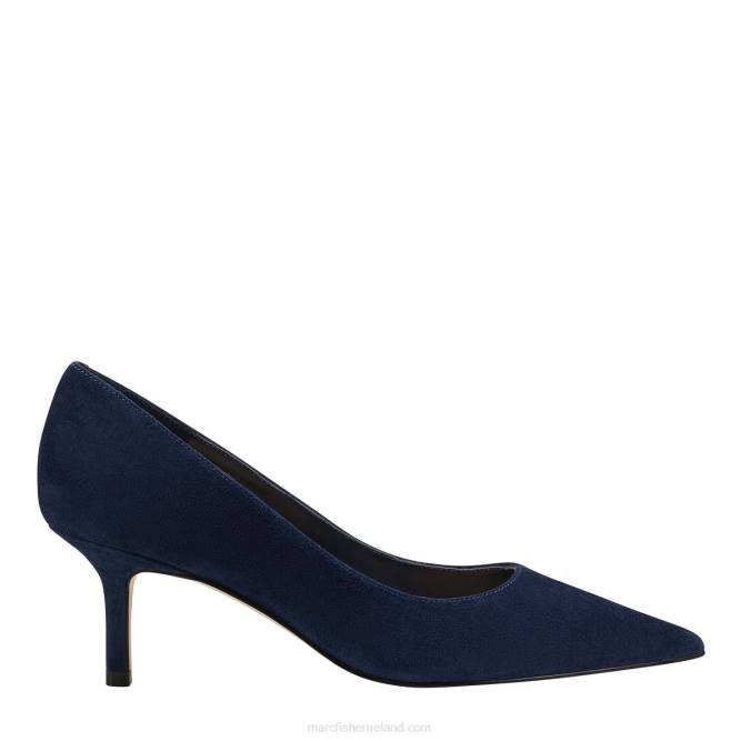 Dark Blue Suede Alola Pump Marc Fisher Women L2XH611
