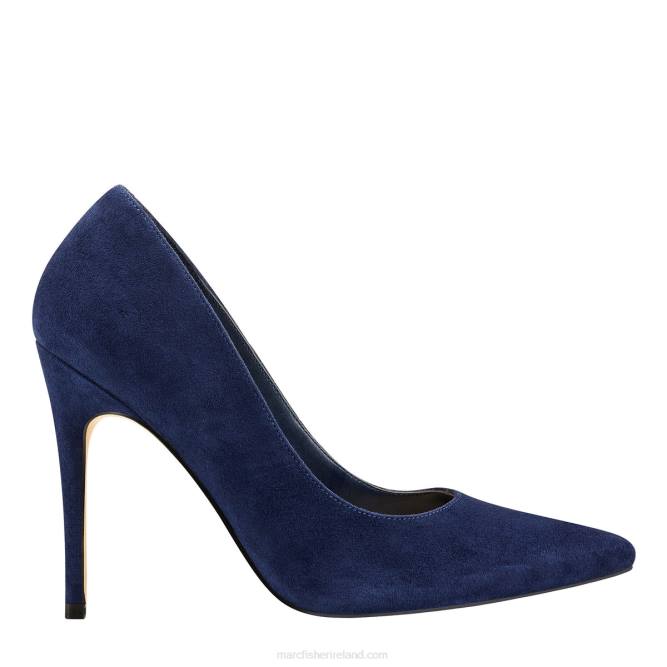 Dark Blue Suede Codie Pump Marc Fisher Women L2XH612