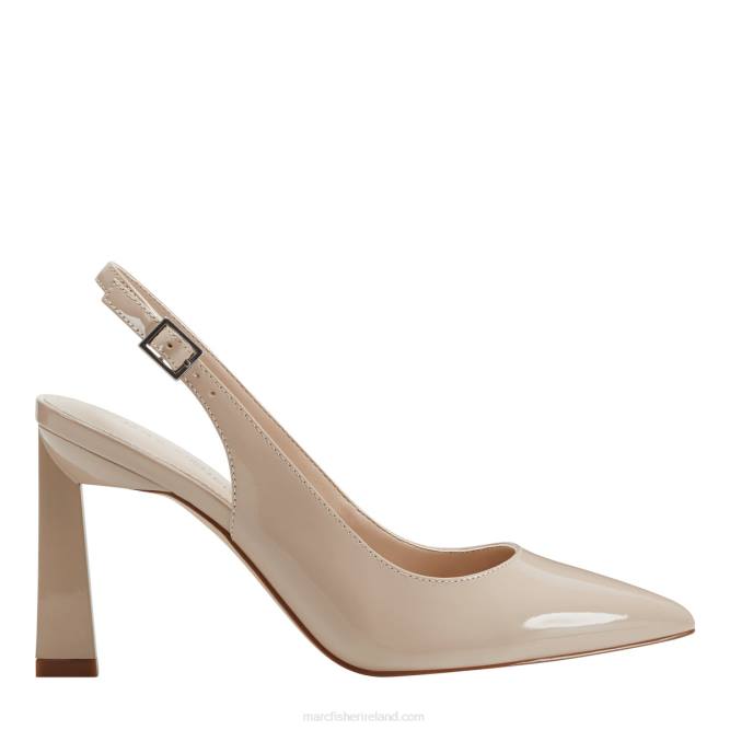Ivory Patent Sannek Slingback Pump Marc Fisher Women L2XH651