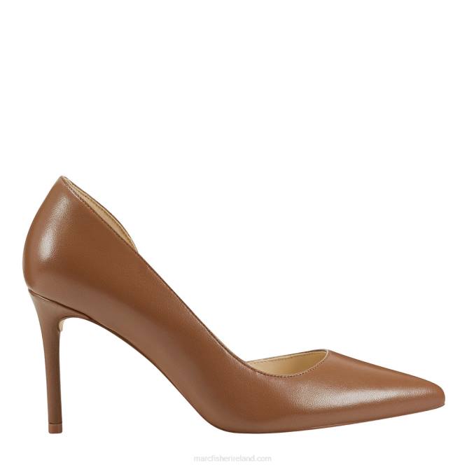 Light Brown Leather Meryl D'Orsay Pump Marc Fisher Women L2XH619