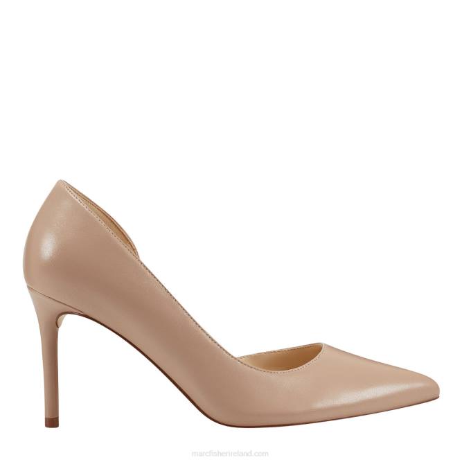 Light Natural Leather Meryl D'Orsay Pump Marc Fisher Women L2XH641