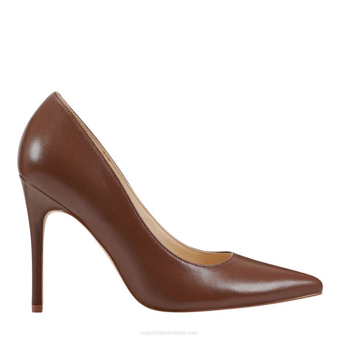 Medium Brown Leather Codie Pump Marc Fisher Women L2XH610
