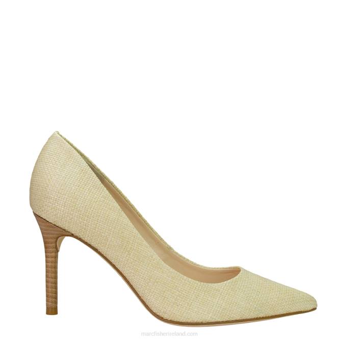 Natural Raffia Salley Pointy Toe Pump Marc Fisher Women L2XH670