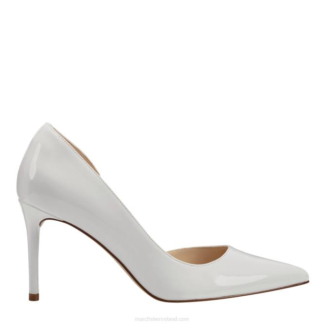 White Patent Meryl D'Orsay Pump Marc Fisher Women L2XH647