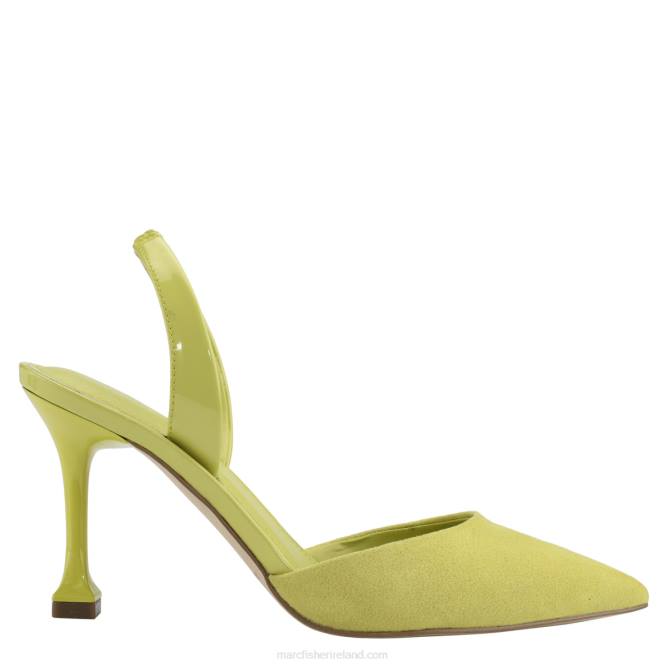 Yellow Suede Hadya Slingback Pump Marc Fisher Women L2XH669