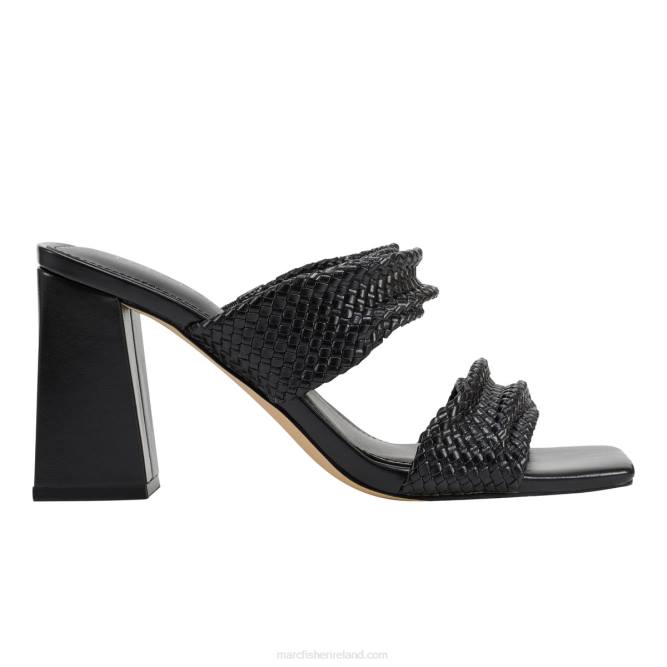 Black Eloria Tailored Dress Sandals Marc Fisher Women L2XH367