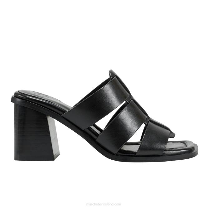 Black Louisa Block Heel Sandal Marc Fisher Women L2XH347