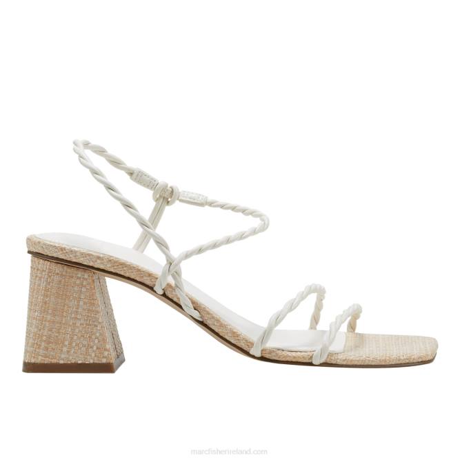 Ivory Carys Block Heel Sandal Marc Fisher Women L2XH344