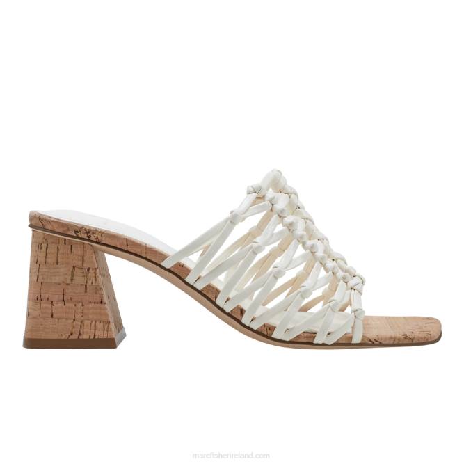 Ivory Colica Block Heel Sandal Marc Fisher Women L2XH459